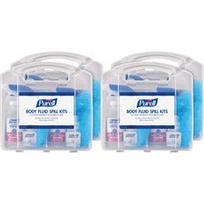 PURELL&reg; Body Fluid Spill Kit - White Clear - 8 / Carton