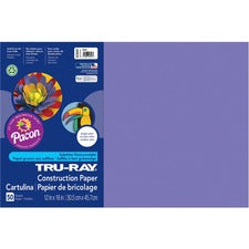 Tru-ray Construction Paper, 76 Lb Text Weight, 12 X 18, Violet, 50/pack