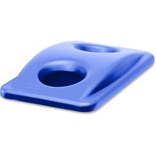 Lid For Slim Jim Bottle Recycling Container, 20.38w X 11.38d X 2.75h, Blue