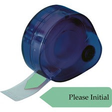 Arrow Message Page Flags In Dispenser, "please Initial", Mint, 120/dispenser