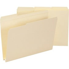 Expandable Heavyweight File Folders, 1/3-cut Tabs: Assorted, Letter Size, 1.5" Expansion, Manila, 50/box