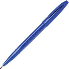 Sign Pen Fine Point Color Marker, Extra-fine Bullet Tip, Blue, Dozen