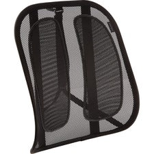 Office Suites Mesh Back Support, 17.3 X 5.56 X 20.18, Black