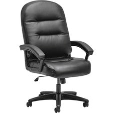 Pillow-soft 2090 Series Executive High-back Swivel/tilt Chair, Supports Up To 250 Lb, 16" To 21" Seat Height, Black