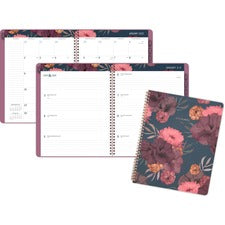 Dark Romance Weekly/monthly Planner, Dark Romance Floral Artwork, 11 X 8.5, Multicolor Cover, 13-month (jan-jan): 2023-2024