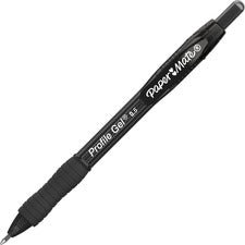 Profile Gel Pen, Retractable, Fine 0.5 Mm, Black Ink, Translucent Black Barrel, 36/pack