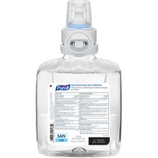 PURELL&reg; Hand Sanitizer Foam Refill - 40.6 fl oz (1200 mL) - Dirt Remover, Kill Germs - Hand, Healthcare, Skin - Fragrance-free, Dye-free, Bio-based - 2 / Carton