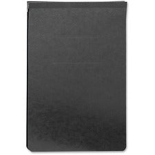 Prong Fastener Premium Pressboard Report Cover, Two-piece Prong Fastener, 3" Capacity, 8.5 X 14, Black/black