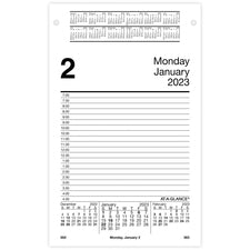 Pad Style Desk Calendar Refill, 5 X 8, White Sheets, 2023