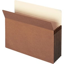 Redrope Drop Front File Pockets, 5.25" Expansion, Letter Size, Redrope, 10/box