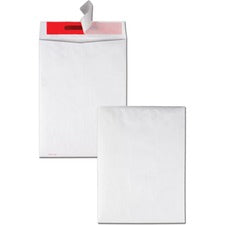 Tamper-indicating Mailers Made With Tyvek, #10 1/2, Flip-stik Flap, Redi-strip Adhesive Closure, 9 X 12, White, 100/box
