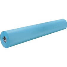 Rainbow Duo-finish Colored Kraft Paper, 35 Lb Wrapping Weight, 36" X 1,000 Ft, Sky Blue