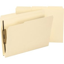 Top Tab Manila Expansion Fastener Folders, 1.5" Expansion, 2 Fasteners, Letter Size, Manila Exterior, 50/box