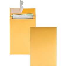 Redi-strip Kraft Expansion Envelope, #13 1/2, Square Flap, Redi-strip Adhesive Closure, 10 X 13, Brown Kraft, 25/pack