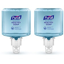 PURELL&reg; Professional Healthy Soap ES6 Professional Foam Soap - Naturally Clean Scent - 40.6 fl oz (1200 mL) - Dirt Remover, Kill Germs - Skin - Blue - Preservative-free, Paraben-free, Phthalate-free, Dye-free, Bio-based, Quick Rinse - 2 / Carton