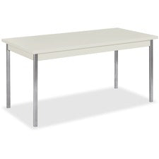 Utility Table, Rectangular, 60w X 30d X 29h, Light Gray