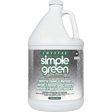 Simple Green Crystal Industrial Cleaner/Degreaser - Concentrate Liquid - 128 fl oz (4 quart) - Bottle - 6 / Carton - Clear