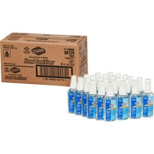 Clorox Commercial Solutions Hand Sanitizer Spray - 2 fl oz (59.1 mL) - Spray Bottle Dispenser - Kill Germs - Hand - Clear - Non-sticky, Non-greasy, Bleach-free - 24 / Carton