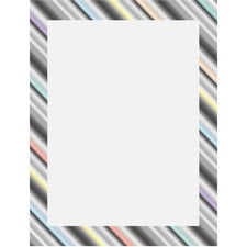 Geographics Rainbow Dazzle Design Poster Board - Fun and Learning, Project, Sign, Display, Art - 28"Height x 22"Width - Rainbow Dazzle design - 25 / Carton - White