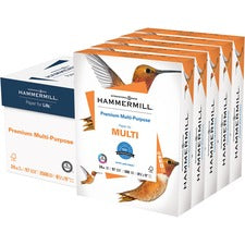 Premium Multipurpose Print Paper, 97 Bright, 24 Lb Bond Weight, 8.5 X 11, White, 500 Sheets/ream, 5 Reams/carton