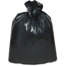 Linear Low Density Recycled Can Liners, 16 Gal, 0.85 Mil, 24" X 33", Black, 25 Bags/roll, 20 Rolls/carton