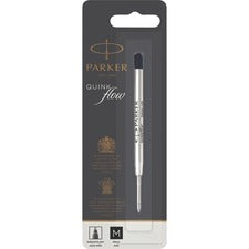 Refill For Parker Ballpoint Pens, Medium Conical Tip, Black Ink