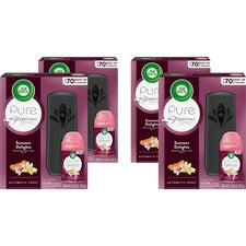 Air Wick Pure 24/7 Summer Air Spray Kit - Spray - Summer Delights - 60 Day - 4 / Carton