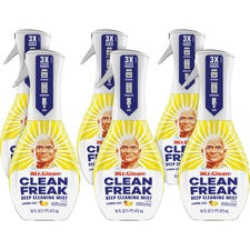 Mr. Clean Deep Cleaning Mist - Spray - 16 fl oz (0.5 quart) - Lemon Zest Scent - 6 / Carton - Multi