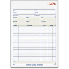 Sales Order Book, Three-part Carbonless, 7.94 X 5.56, 50 Forms Total