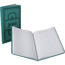 Account Journal, Journal-style Rule, Blue Cover, 11.75 X 7.25 Sheets, 150 Sheets/book