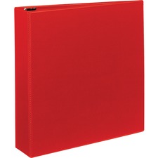 Heavy-duty Non-view Binder With Durahinge And One Touch Ezd Rings, 3 Rings, 2" Capacity, 11 X 8.5, Red