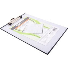 Quick Reference Clipboard, 0.5" Clip Capacity, Holds 8.5 X 11 Sheets, Clear