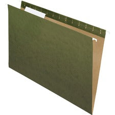 Standard Green Hanging Folders, Legal Size, 1/3-cut Tabs, Standard Green, 25/box