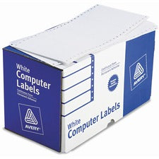 Dot Matrix Printer Mailing Labels, Pin-fed Printers, 2.94 X 5, White, 3,000/box