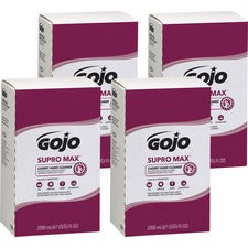 Gojo&reg; PRO TDX Supro Max Cherry Hand Cleaner - Cherry Scent - 67.6 fl oz (2 L) - Adhesive Remover, Soil Remover - Hand - Tan - 4 / Carton