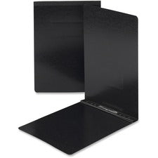 Prong Fastener Pressboard Report Cover, Two-piece Prong Fastener, 3" Capacity, 11 X 17, Black/black