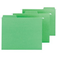 Fastab Hanging Folders, Letter Size, 1/3-cut Tabs, Green, 20/box