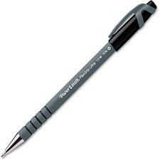 Flexgrip Ultra Ballpoint Pen, Stick, Medium 1 Mm, Black Ink, Gray Barrel, Dozen