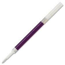 Refill For Pentel Energel Retractable Liquid Gel Pens, Medium Conical Tip, Violet Ink