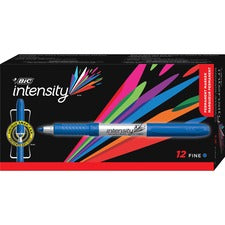 Intensity Fine Tip Permanent Marker, Fine Bullet Tip, Deep Sea Blue, Dozen