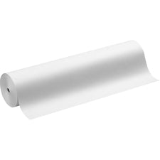 Kraft Paper Roll, 40 Lb Wrapping Weight, 36" X 1,000 Ft, White