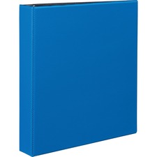 Durable Non-view Binder With Durahinge And Slant Rings, 3 Rings, 1.5" Capacity, 11 X 8.5, Blue