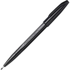 Sign Pen Fine Point Color Marker, Extra-fine Bullet Tip, Black, Dozen