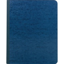 Prong Fastener Premium Pressboard Report Cover, Two-piece Prong Fastener, 3" Capacity, 8.5 X 11, Dark Blue/dark Blue