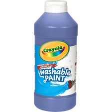 Washable Paint, Blue, 16 Oz Bottle