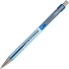 Better Ballpoint Pen, Retractable, Fine 0.7 Mm, Blue Ink, Translucent Blue Barrel, Dozen