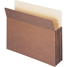 Redrope Drop Front File Pockets, 3.5" Expansion, Letter Size, Redrope, 25/box