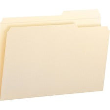 Reinforced Guide Height File Folders, 2/5-cut Tabs: Right Position, Legal Size, 0.75" Expansion, Manila, 100/box