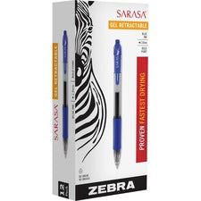 Sarasa Dry Gel X20 Gel Pen, Retractable, Bold 1 Mm, Blue Ink, Translucent Blue Barrel, 12/pack