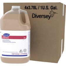 Diversey Suma Oven/Grill Cleaner - Ready-To-Use Liquid - 128 fl oz (4 quart) - 4 / Carton - Brown